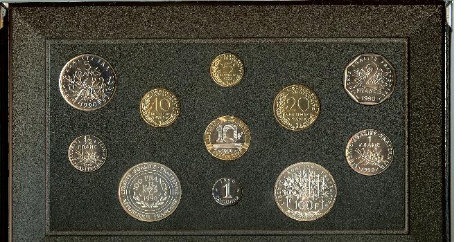Boîte Fleur de Coins 1990